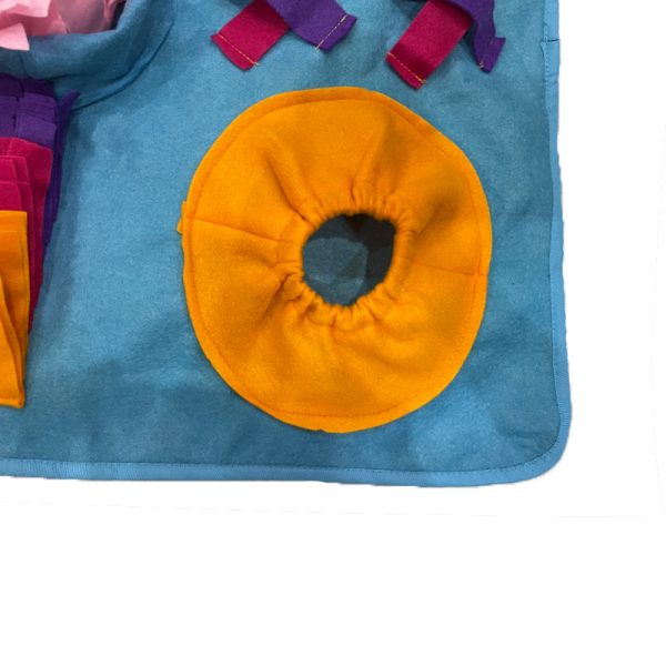 Hunde Intelligenzspielzeug, Blau Schnüffelmatte Hund, Interaktives Spielzeug, Beschäftigungsspielzeug für stundenlangen Spaß – Bild 3