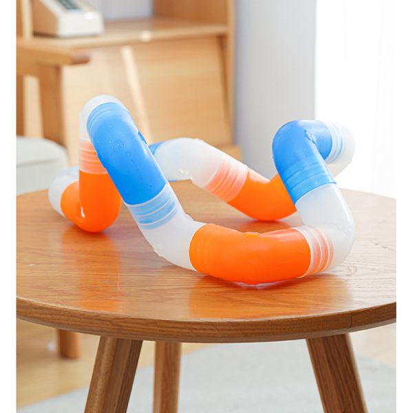 Hund Spielzeug, EVA Spleißen von Kauspielzeug für Hunde mit Sicherer & frischer Duft, Starke Plastizität, Zwei Farben – Bild 4